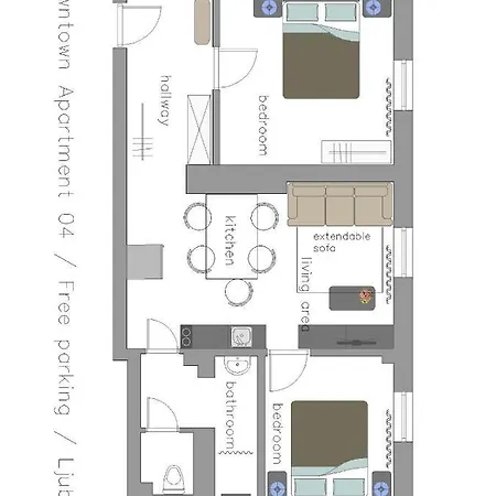 公寓 Downtown / Free Parking *